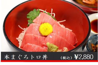 本まぐろトロ丼